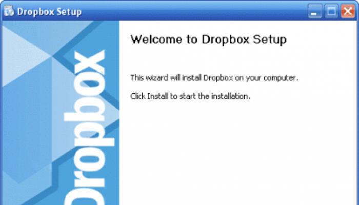 Установка Dropbox в Windows